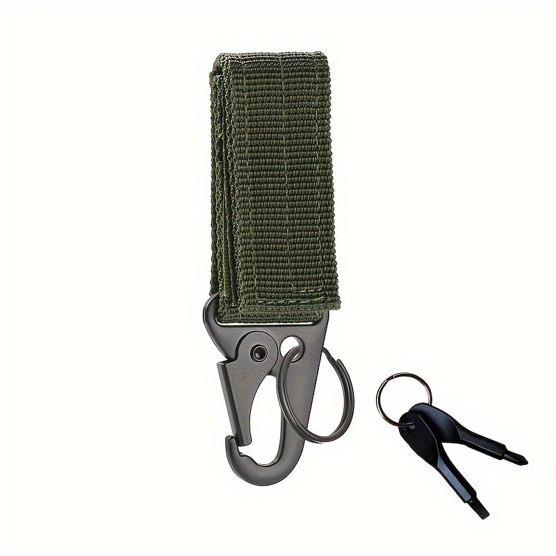 3pcs Metal Carabiner Key Chain Set with Multifunctional Screwdriver
