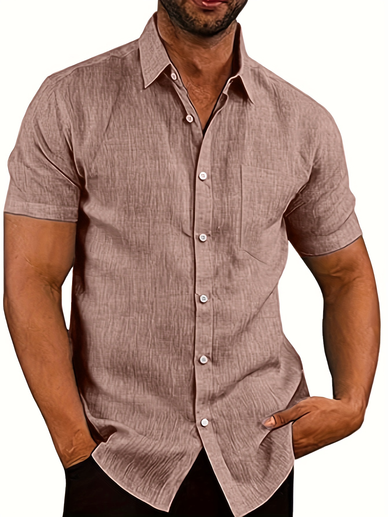 Hombre Ofertas Flash Camiseta de Manga Corta con Bolsillo y Cremallera de  Color sólido Informal a la Moda de Verano para Hombre Blusa Superior