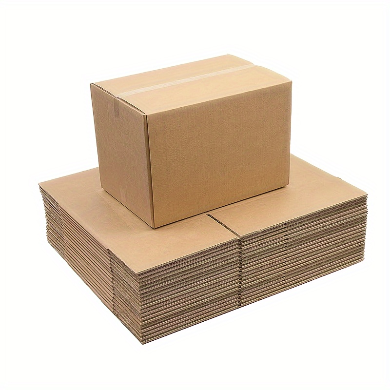 10pcs Cajas Envío Pequeñas Empresas Cajas Cartón Corrugado - Temu