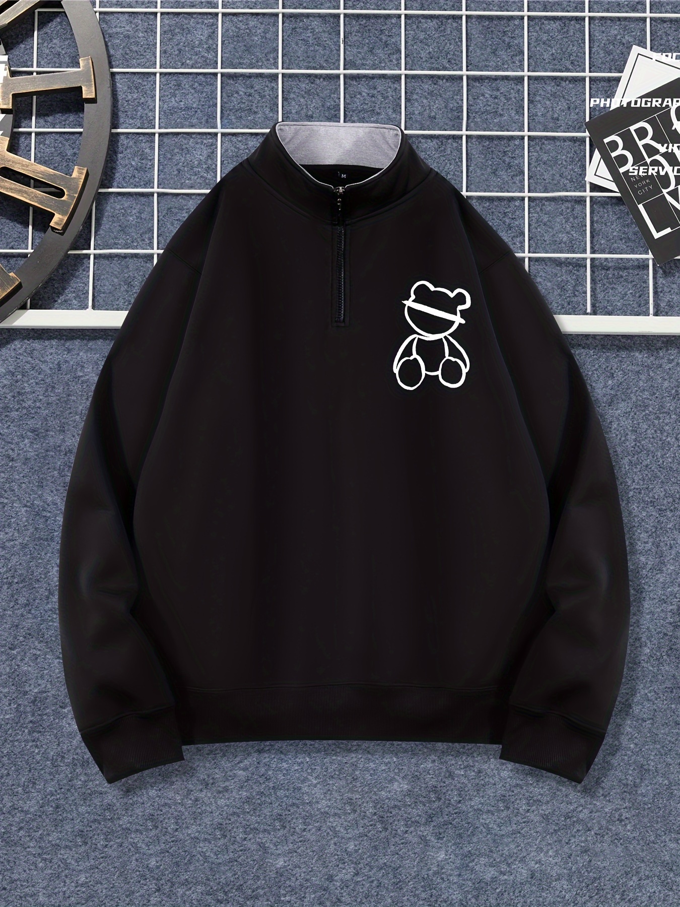 Bt21 half zip up on sale sweatshirt