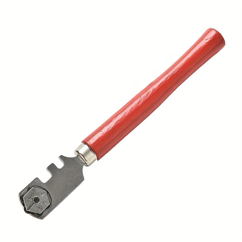 1pc Wooden Handle Tipped Glass Tile Cutter 130mm Length For Bottle Glass  Cutting Craft Hand Tool Kit