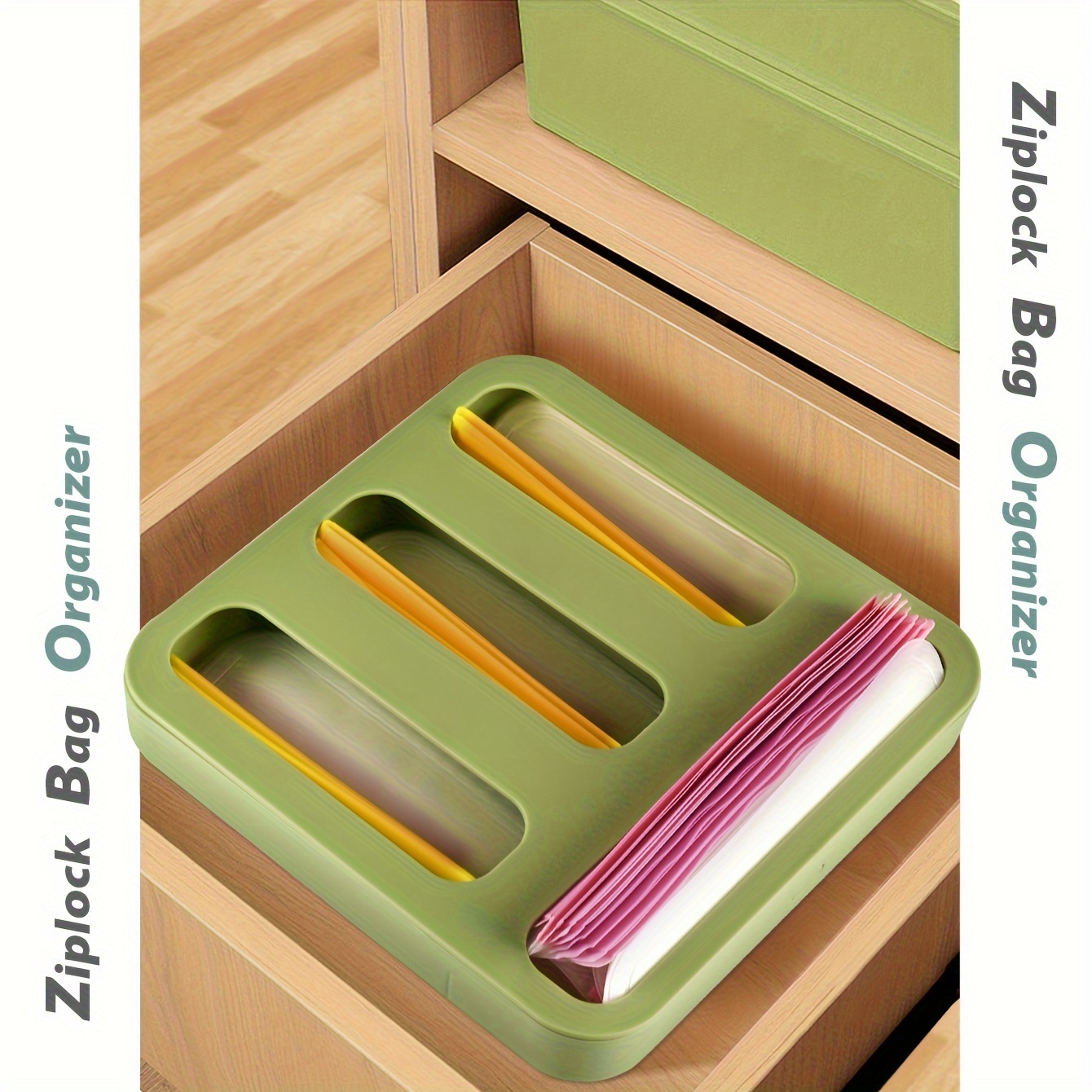 Ziplock Bag Storage Organizer - Single Unit – tidyrite