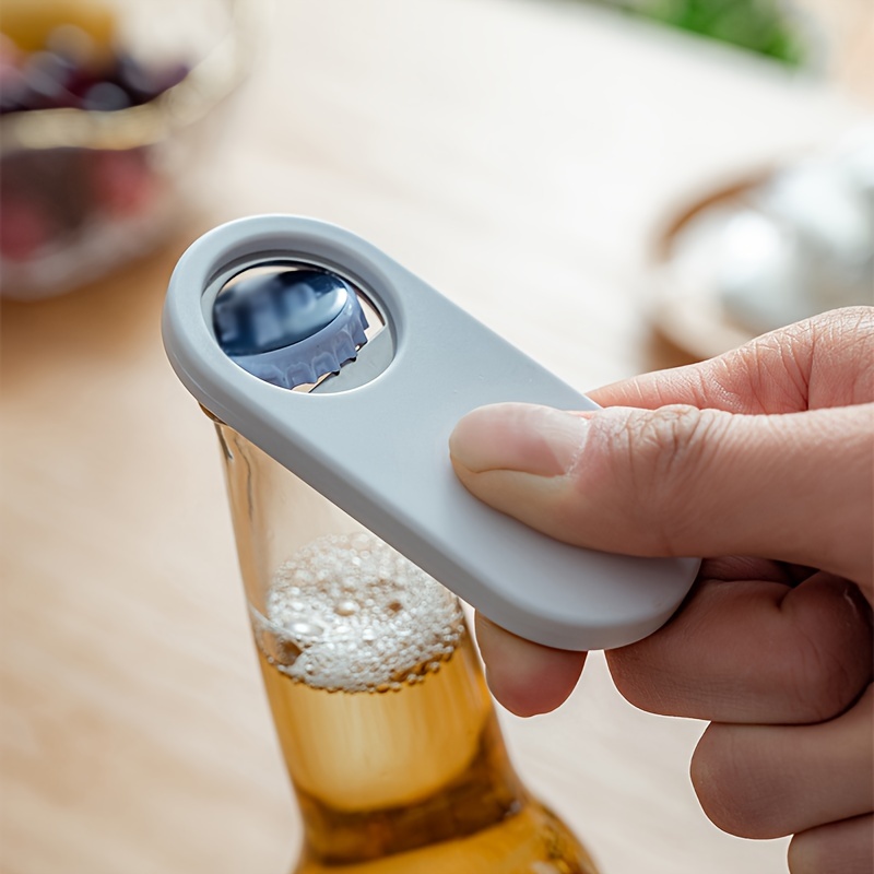 Automatic Bottle Opener,Magnet Opener,Stainless Steel Push Down Opener Wine  Soda Cap Opener Kitchen Accessories,Creative Kitchen Tool Magnetic  Automatic Press Lid Opener Portable Bar Gadgets,Household Labor-Saving  Bottle Lid Opener