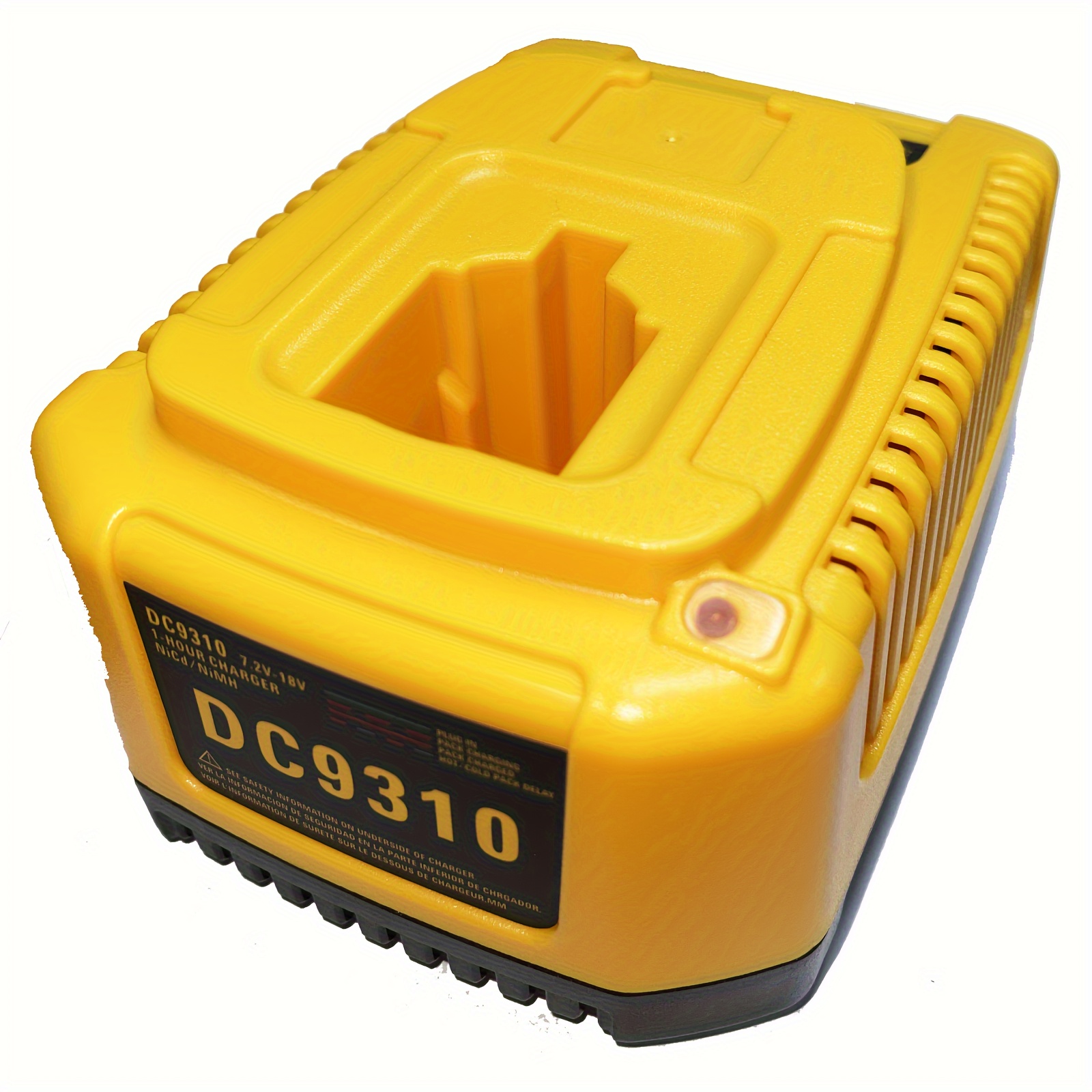 DC9310 Cargador rápido de repuesto para DEWALT Cargador de batería de 18  voltios DW9116 Compatible con Dewalt 7.2V-18V Batería XRP NiCD/NiMH DC9098