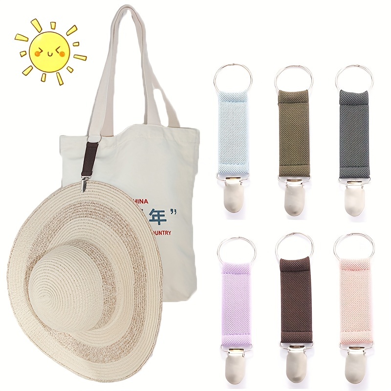 Candy Hat Clip Elastic Hat Holder for Travel Handbag Backpack Luggage