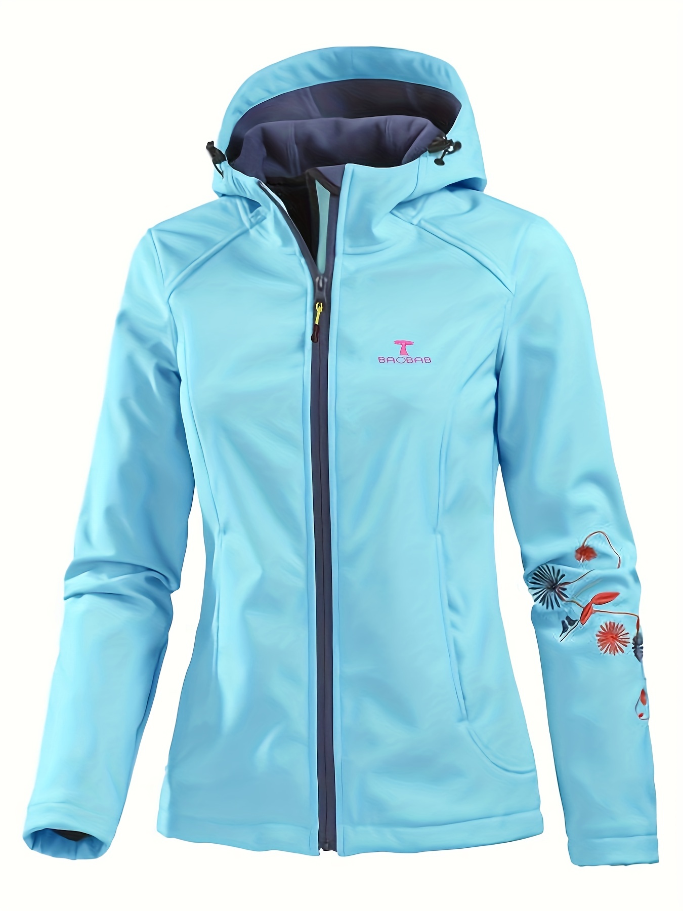 Giacca Sportiva In Pile Donna, Giacca Cappuccio Antivento Zip,  Abbigliamento Sportivo Donna - Sport E Tempo Libero - Temu Italy