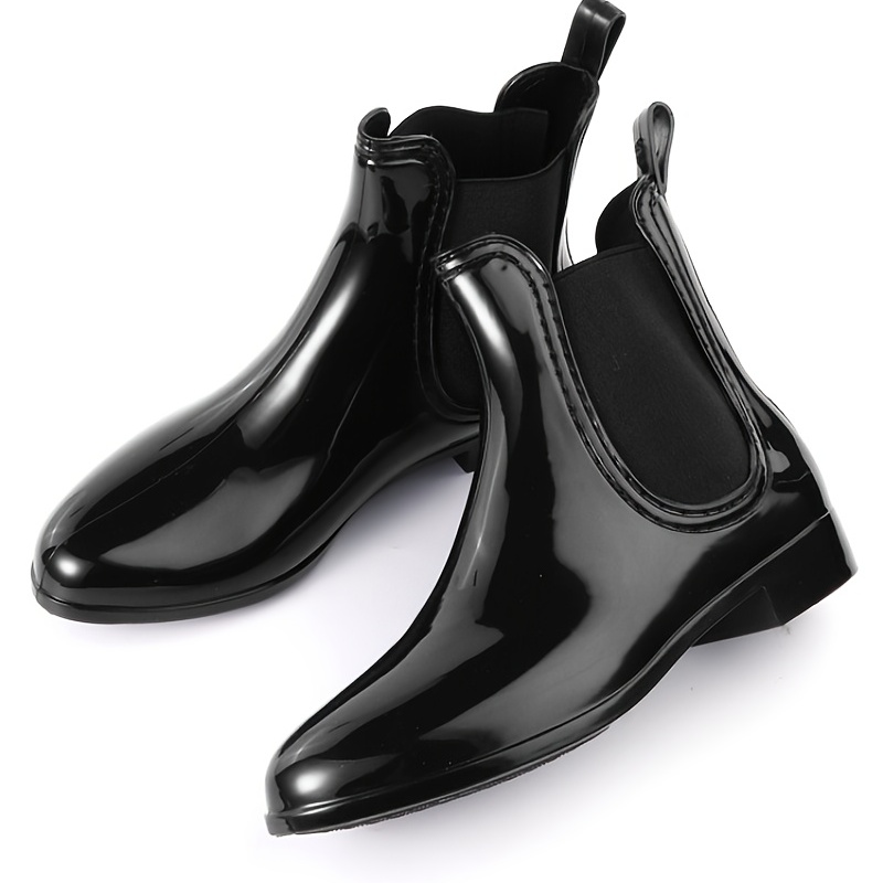 Women's Waterproof Chelsea Ankle Rain Boots