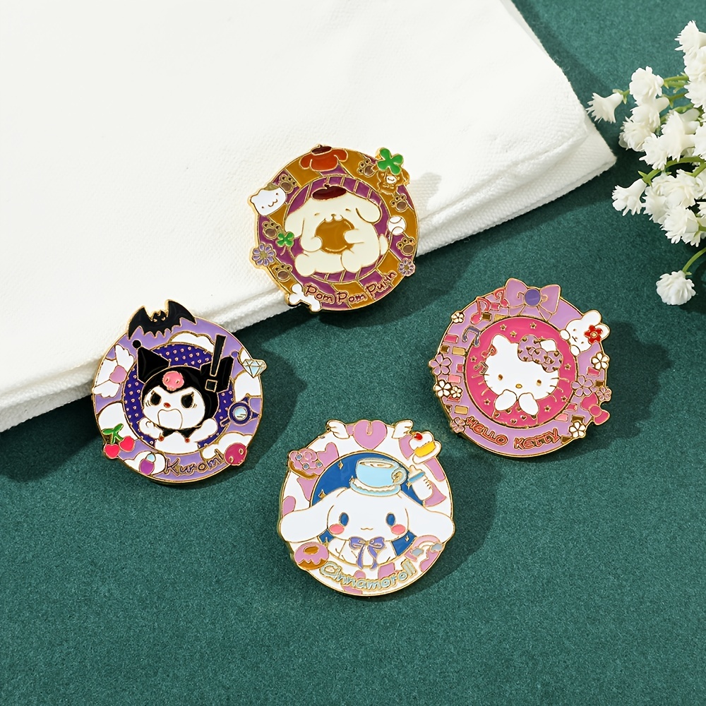 Kuromi Play Time Enamel Brooch Cute Anime Collectible Pinterest