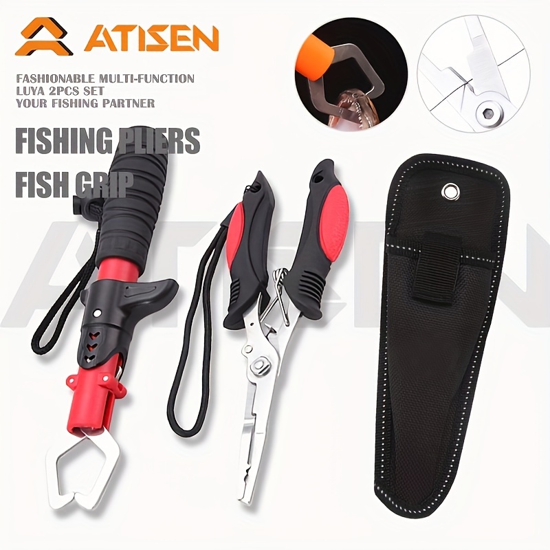 Durable Fishing Pliers Fishing Lip Gripper Portable Aluminum - Temu