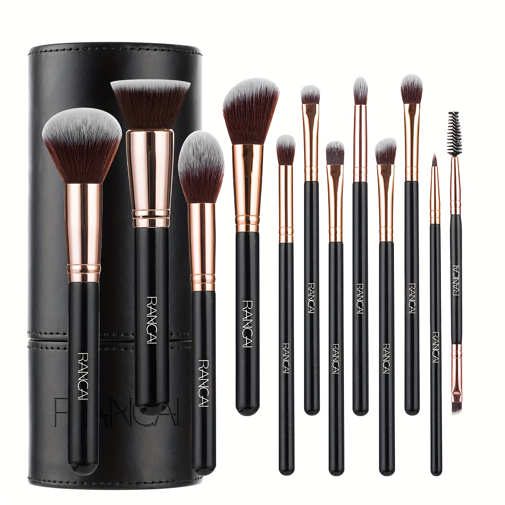 Natural Wood makeup brush Kit