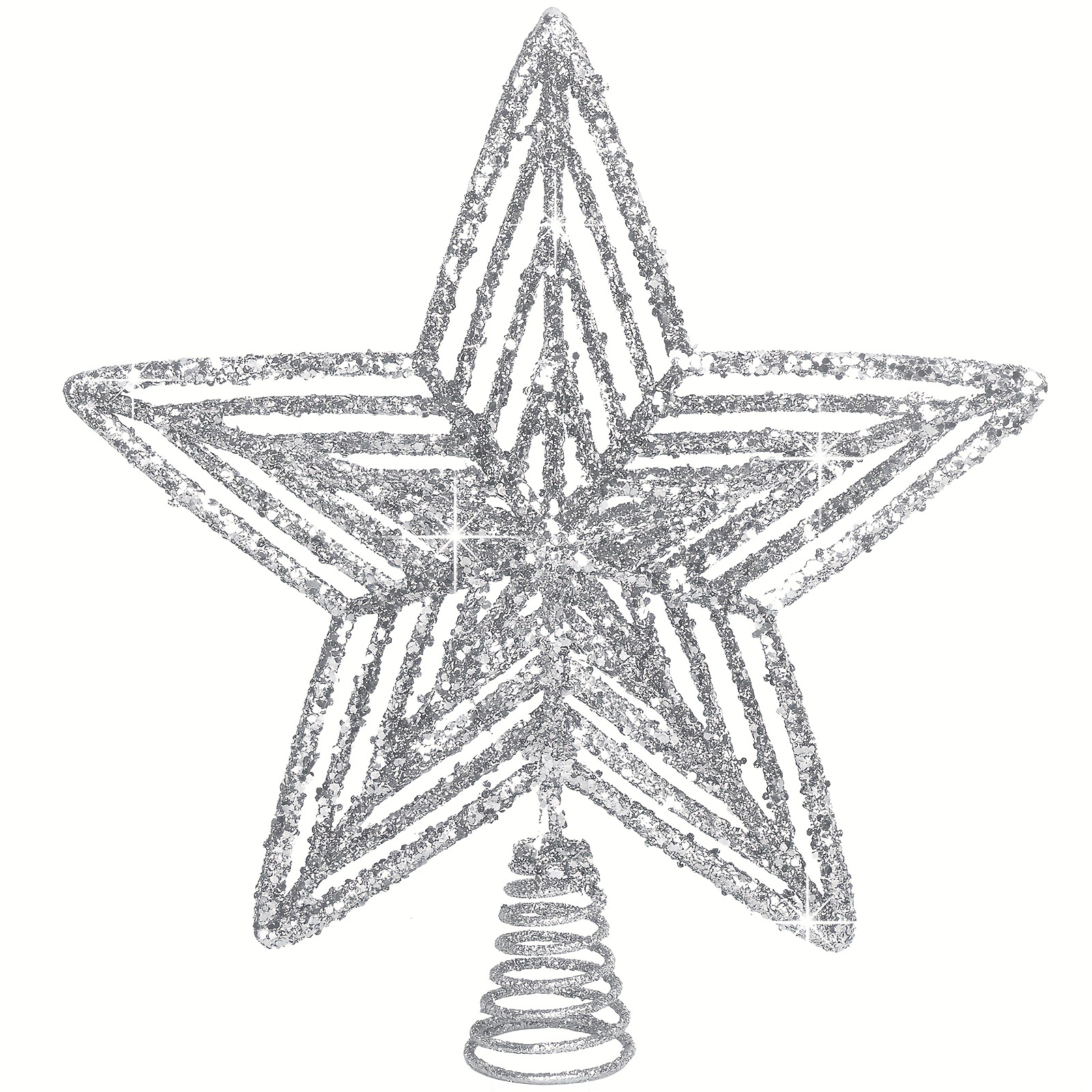 christmas tree star topper drawing