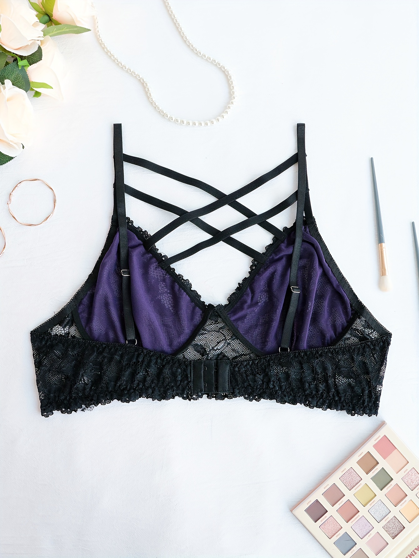 Criss-Cross Bra Lavender