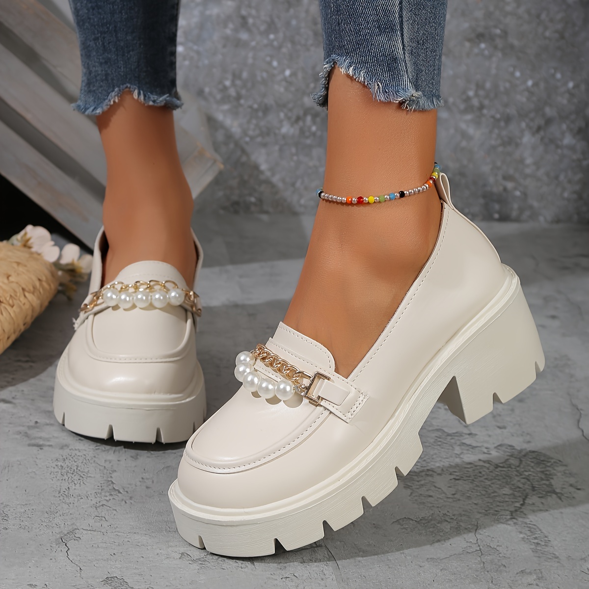 Lug sole sale platform heels