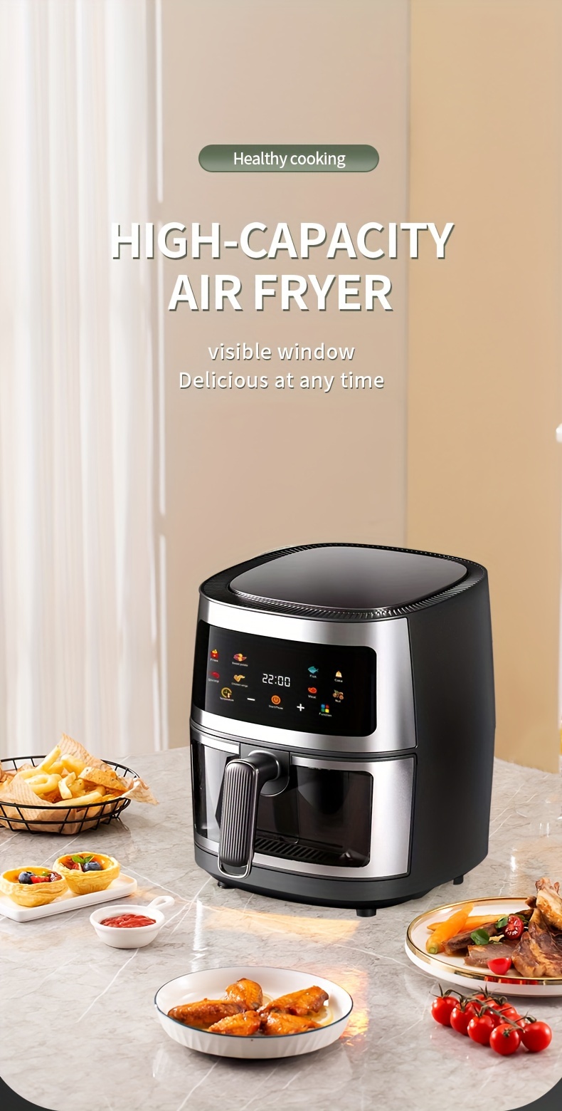 Bella Pro Series - 6-qt. Digital Air Fryer with Window - Black