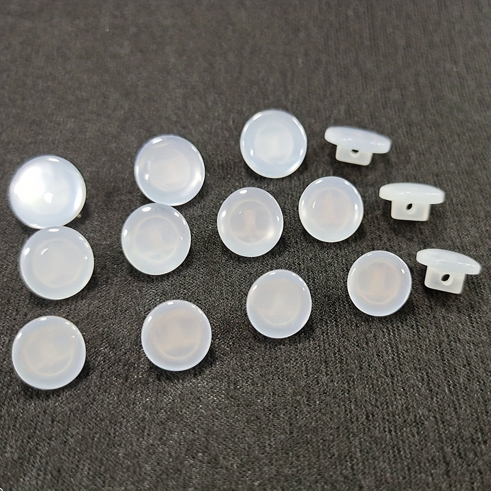 Shank button, White button for kids