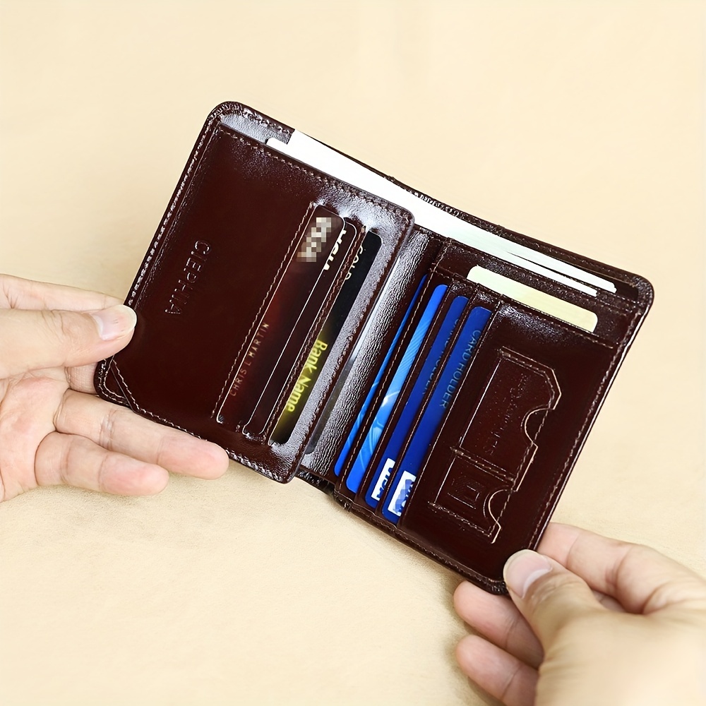 New Dropshipping Rfid Anti-magnetic Card Holders Smart Wallets Men