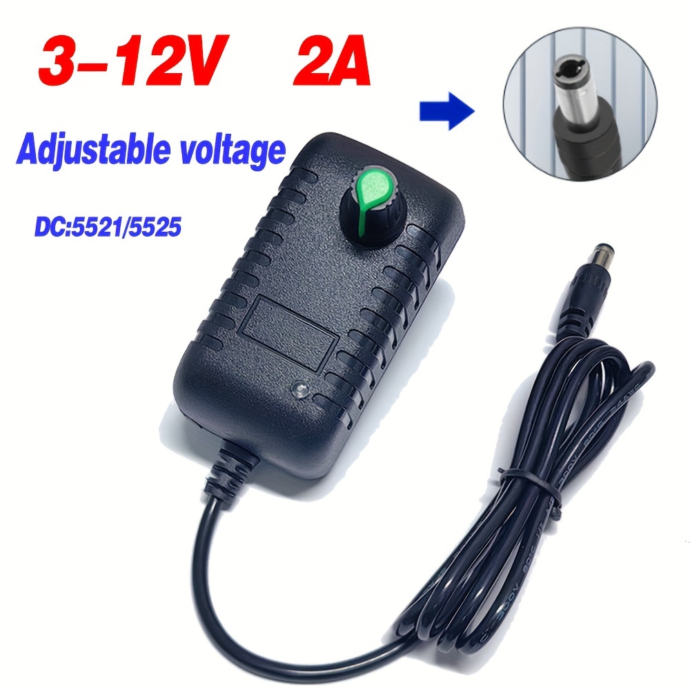 12V 5A AC DC Power Supply Charger Adapter Transformer for LED Strip Lights  CCTV Camera