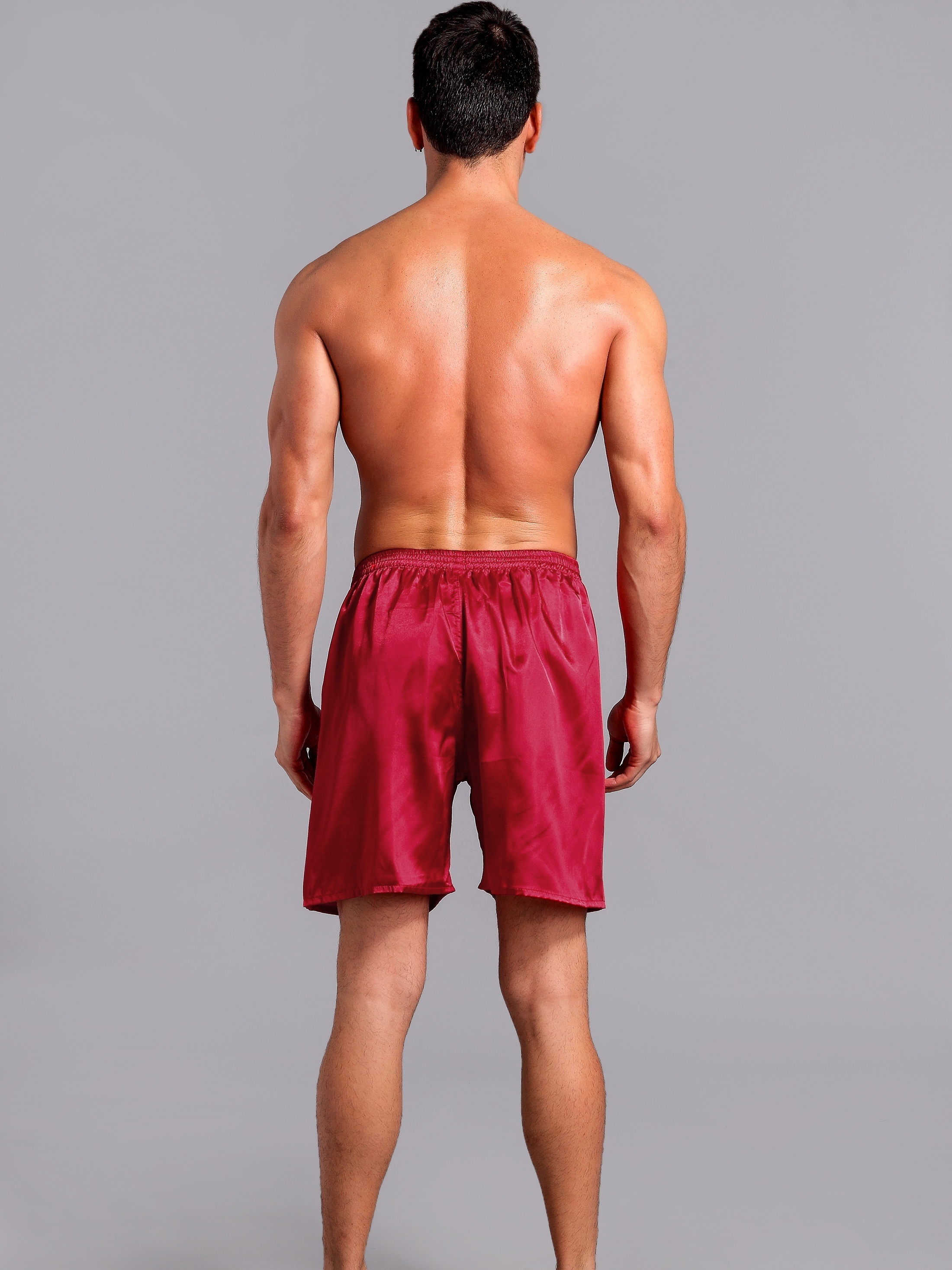 Satin shorts outlet men