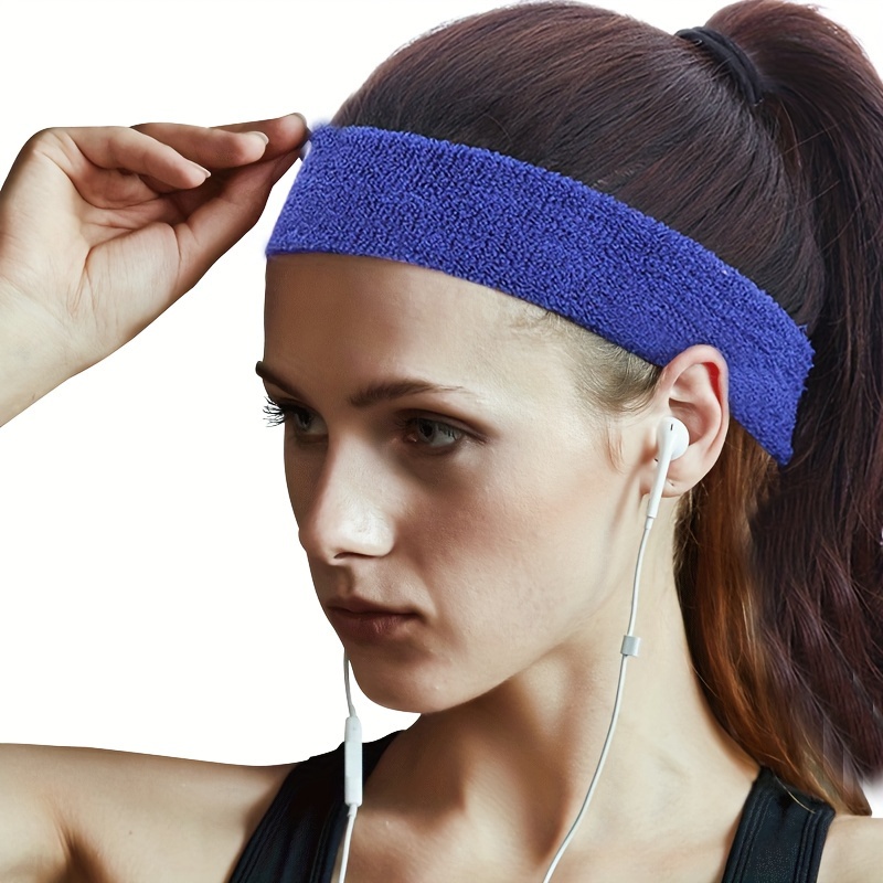 Hair Headband Band Head Women Men Stretch Wrap Sweatband Sports Yoga Gym  Sweat