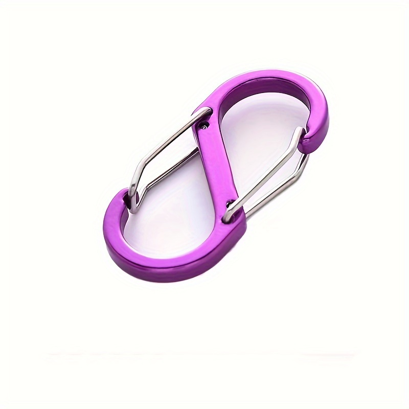 4pcs Outdoor S Aluminum Carabiners for Camping Hiking