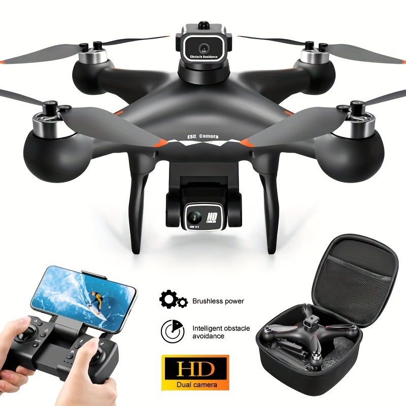S2S Drone 8K HD Professional Brushless Drones 8K HD Aerial Photography Dual  Camera Obstacle Avoidance Quadrotor UVA, Optical Flow Remote Control