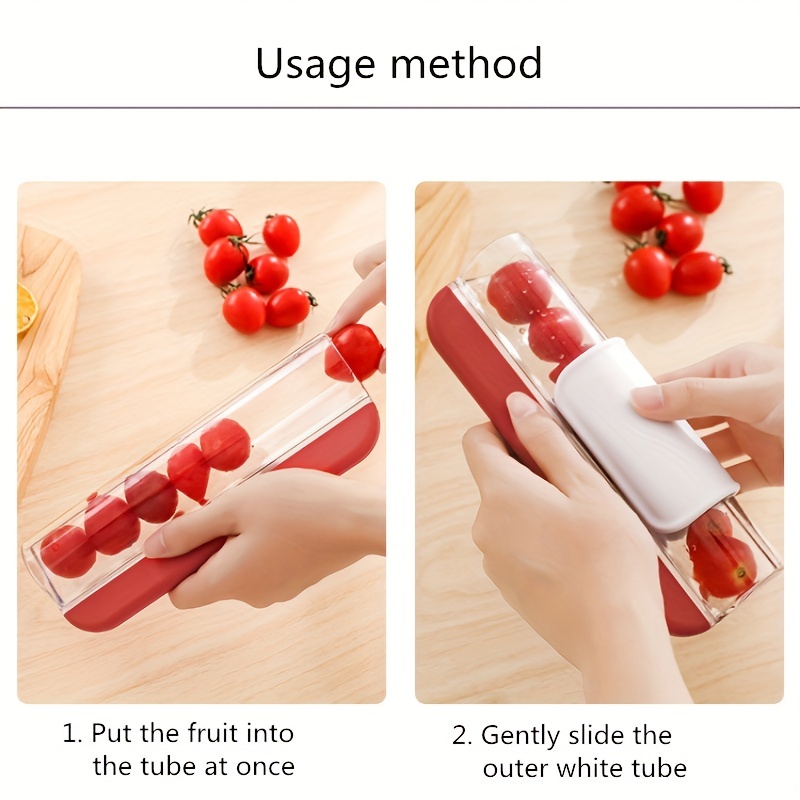 1pc Grape Cutter Grape Slicer Cherry Tomato Slicer Kitchen Gadgets - Home &  Kitchen - Temu