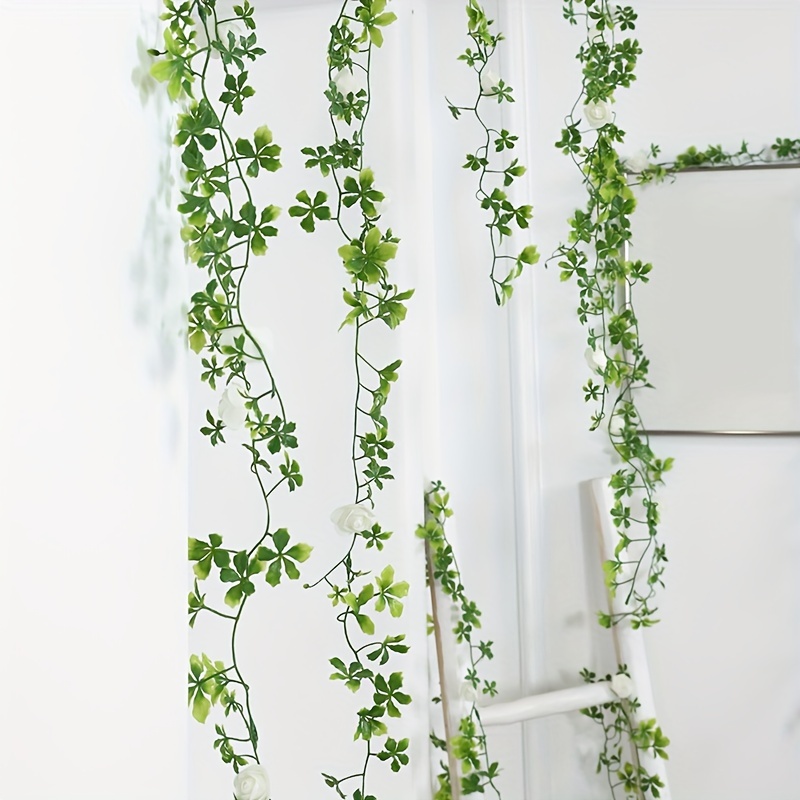 Artificial Rattan Hanging Vines Plants Faux Garlands Fake - Temu