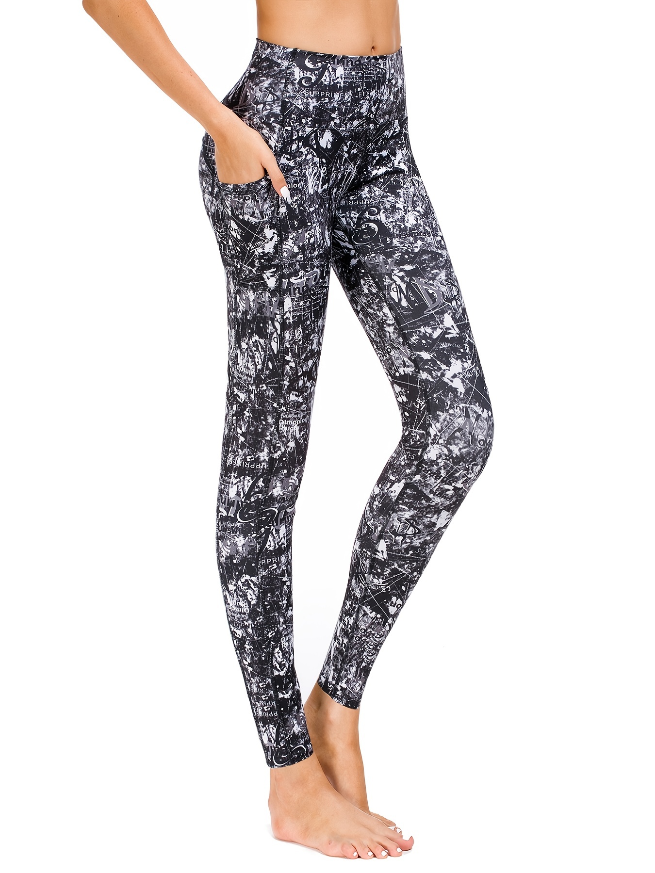 High Waist Yoga Pants Women Pocket Lightweight Stretchy - Temu