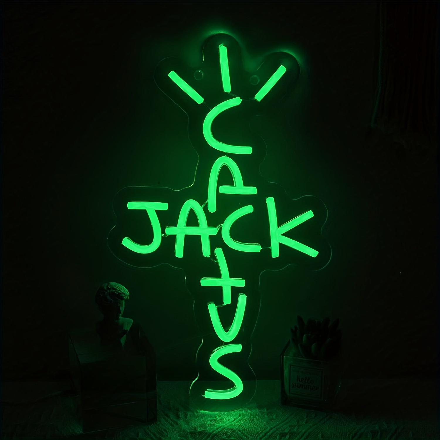 Cactus jack light up outlet sign