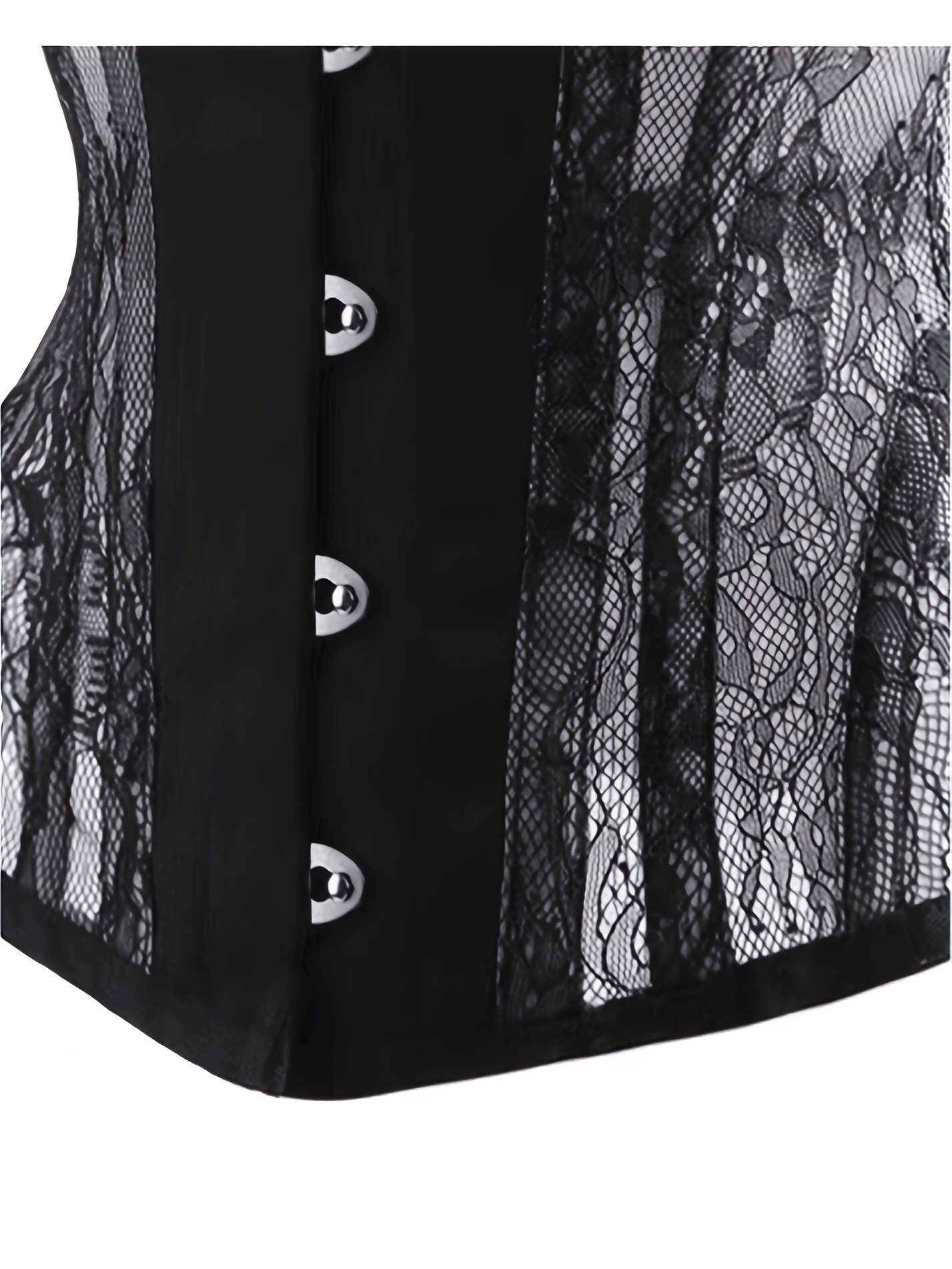 Sexy Women's Clothing Corset Red & Black Brocade Authentic Steel Boned  Tight Lacing Waist Trainer Overbust Corset Top Bustier