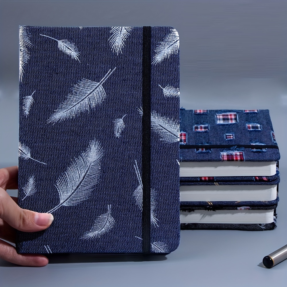 Cloth Notebook Flower And Tree Hand Account Book Cloth Print - Temu