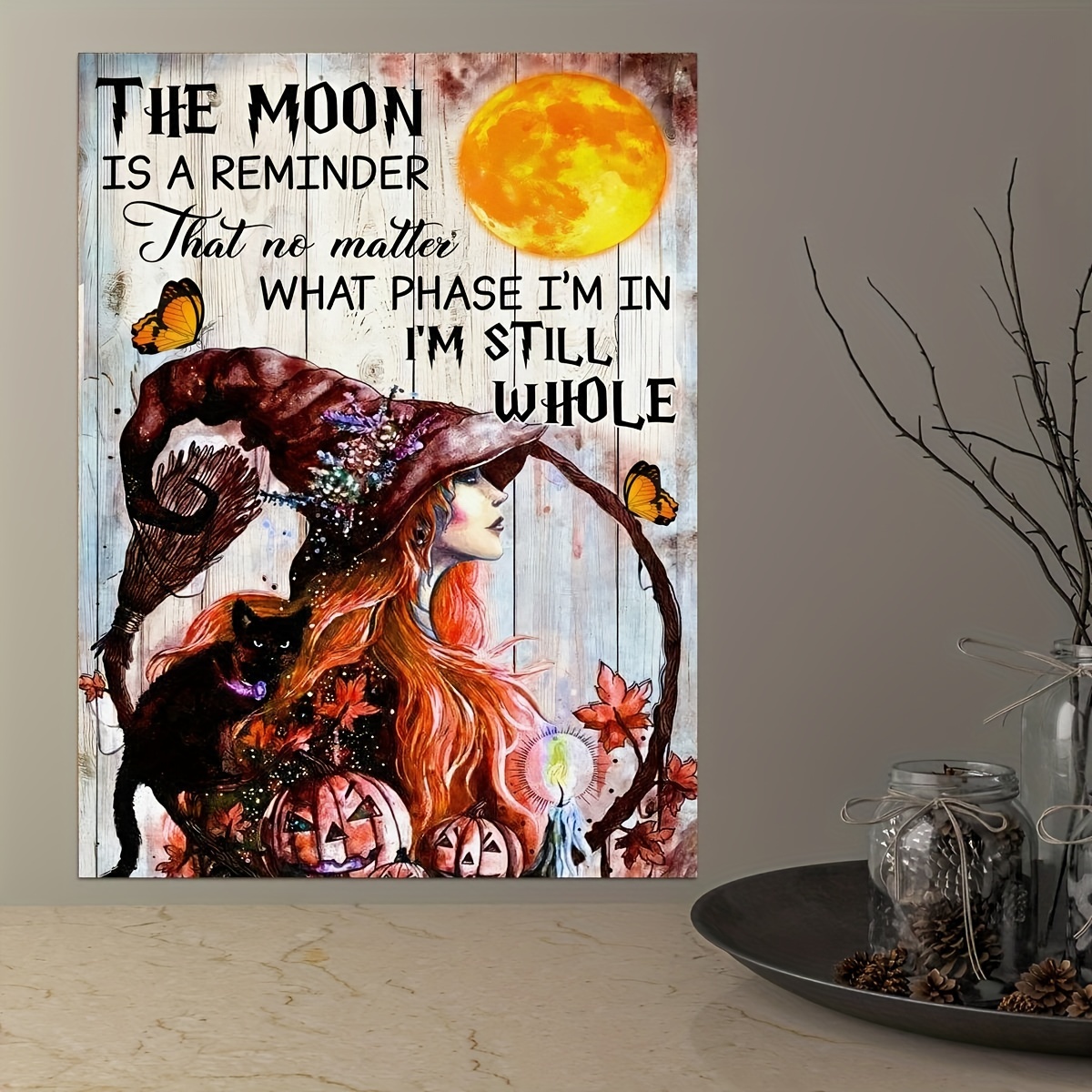Canvas Poster Modern Art Books The Mysterious World In - Temu