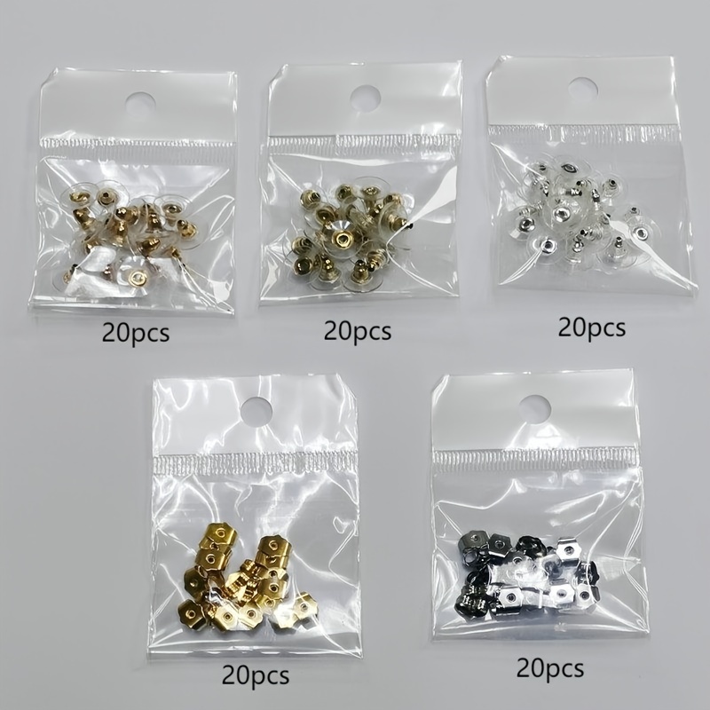 20pcs 8mm Heart Shape Stainless Steel Stud Earring Pins With Earring  Stoppers DIY Earrings Jewelry Making Accessories