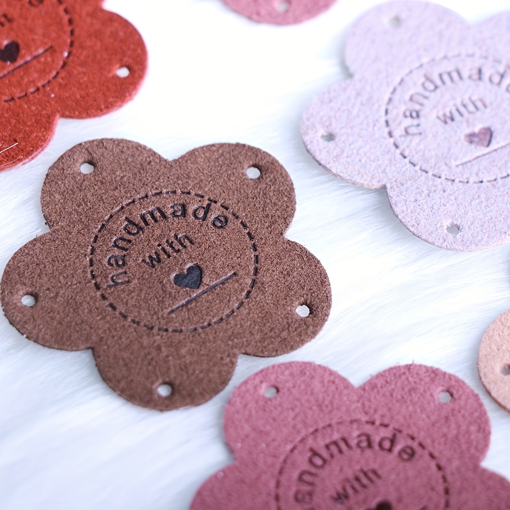 Labels Handmade Tags Sewing Clothes Cloth Diy Love Label Crochet Collar  Garments Embossed Making Craft Tag Woven