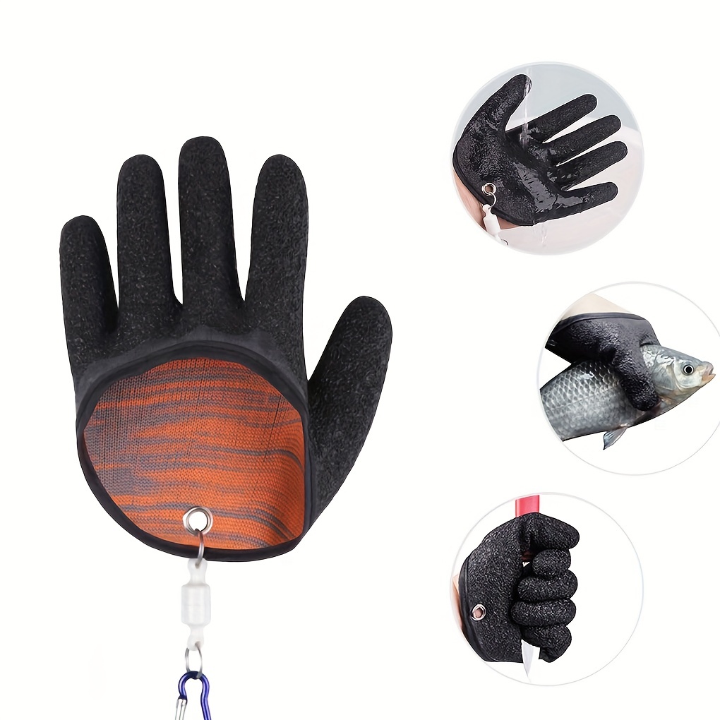 Anti slip Fishing Gloves Magnet Hooks Protects Hands - Temu Australia