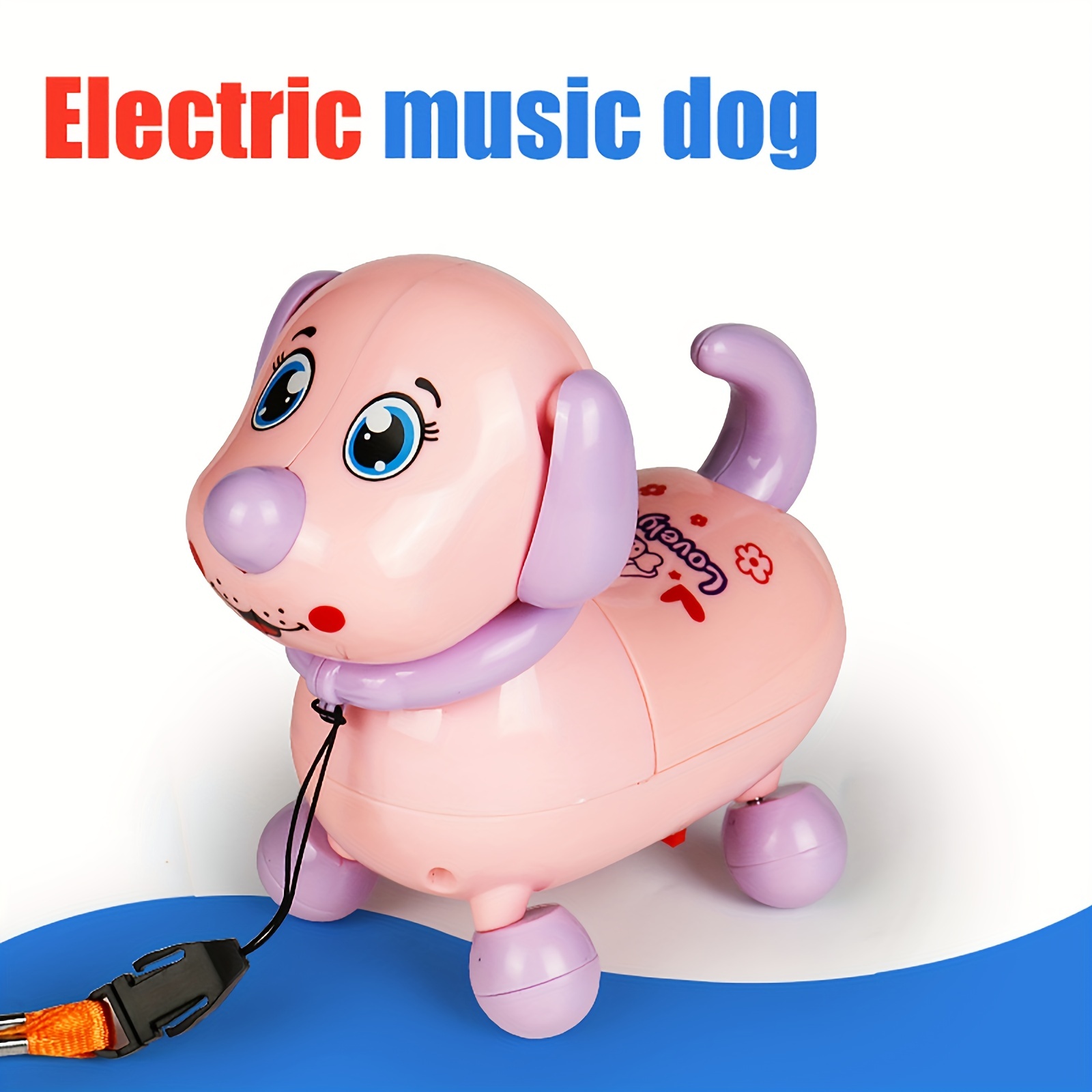 Push-pull Dog Toys For Baby, Sensation Toys With Music And