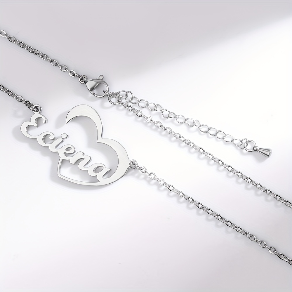 Small Metal Pendant Valentine's Day Accessories Letter - Temu