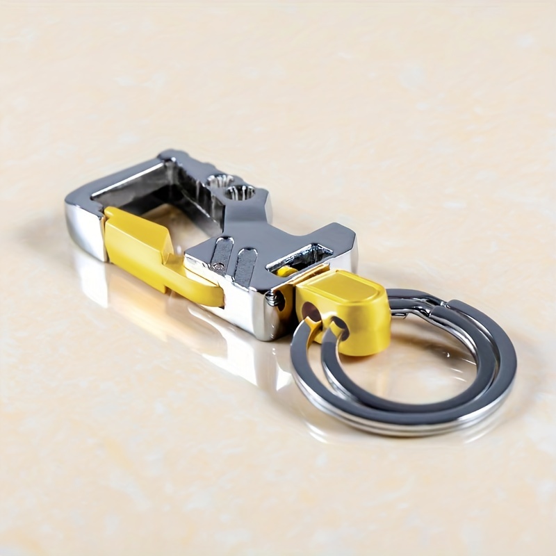 Metal Key Ring Bottle Opener Carabiner Keychain Clip
