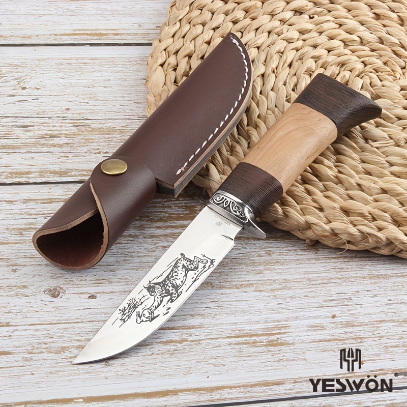 Premium Outdoor Survival Knife Exquisite Sheath Pocket - Temu