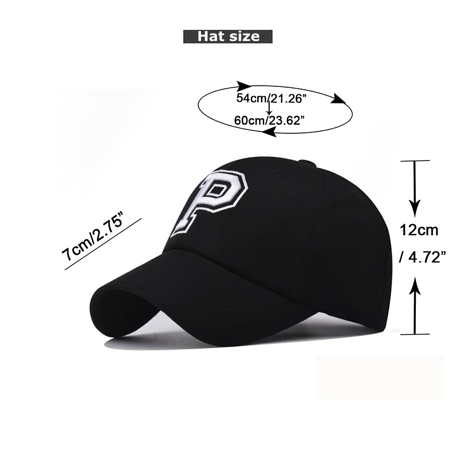 Fitted Baseball Cap Sizing Chart