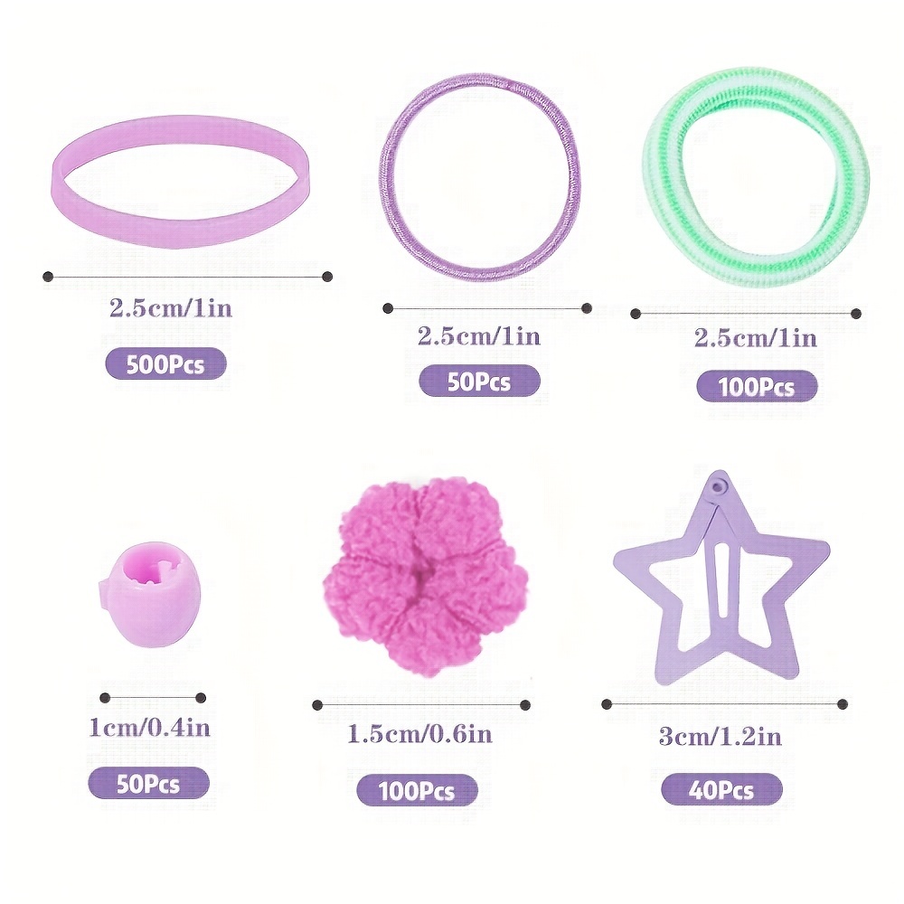 840pcs Hair Accessories Set for Girls Women