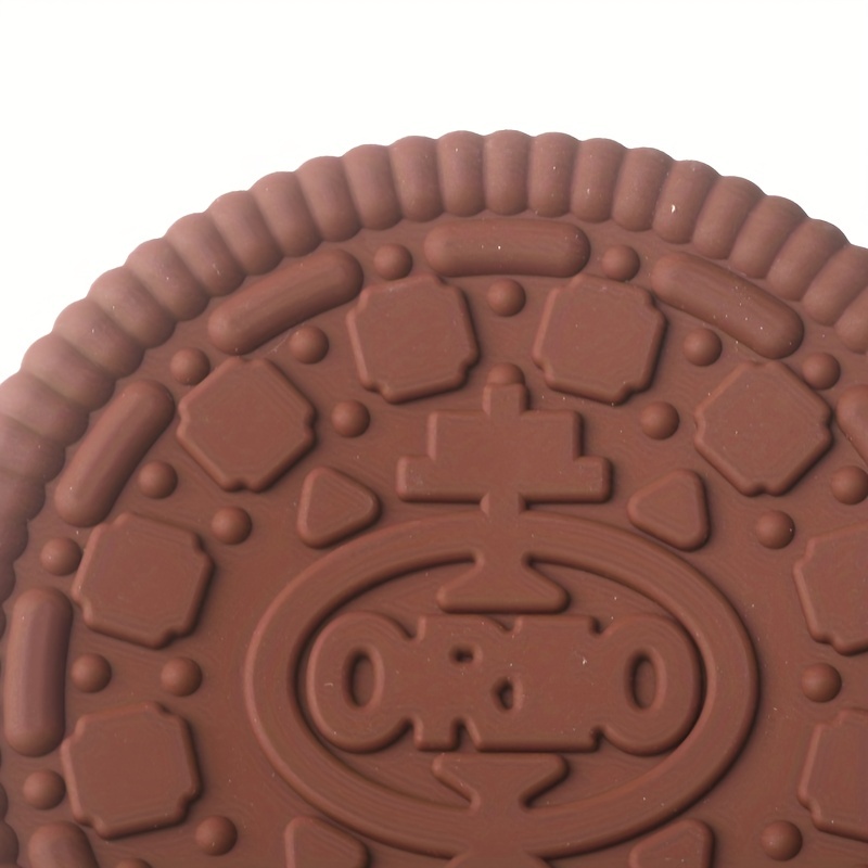 Cookie Shaped Chocolate Mold 3d Silicone Mold Candy - Temu