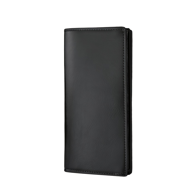 Men's Long Wallet Soft Leather Wallet Plus Large Capacity Mobile Phone Bag