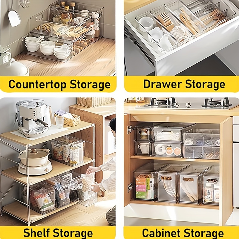 1pc Refrigerator Drawer With Drawer, Can Stack Transparent Refrigerator  Drawer, Fruit And Vegetable Storage Containers, Suitable For The Kitchen  Pantr