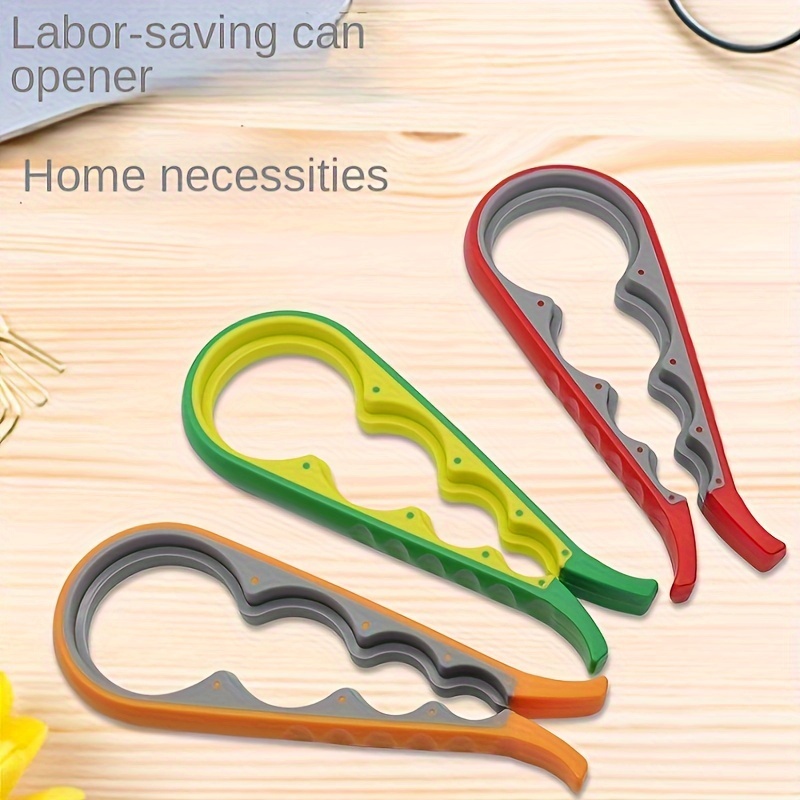 1pc, Bottle Opener, Jar Opener, 4in1 Bottle Opener For Elderly People With  Arthritis, Bottle Opener For Weak Hands, Can Bottle Gripper, Kitchen Utensi