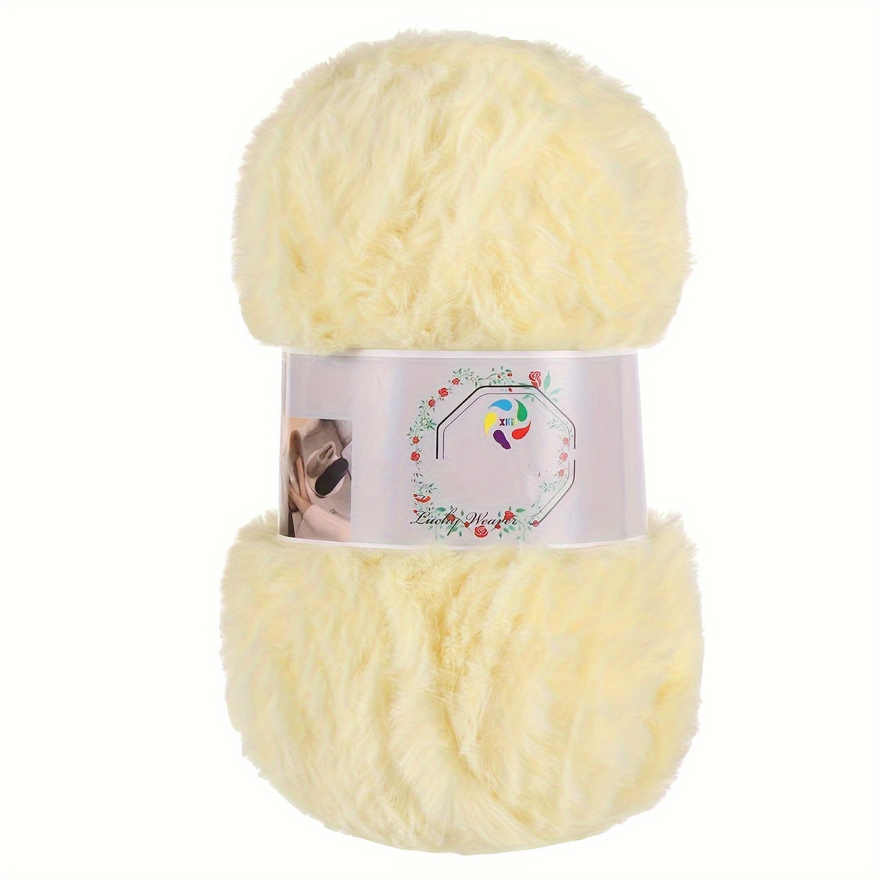 1pc Faux Mink Fur Yarn Soft Yarn For Diy Knitting And Crocheting