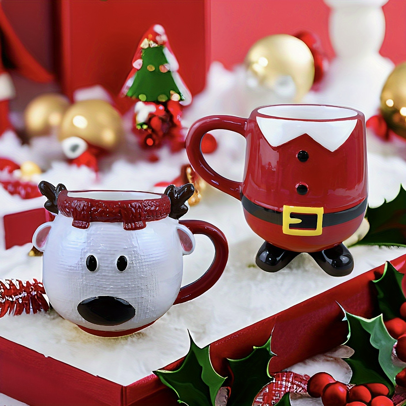 Christmas 3D Mug Santa