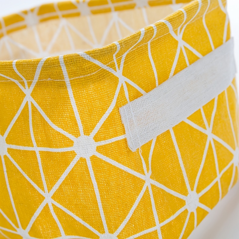 Plaid Pattern Storage Bag Organizer with Handles
