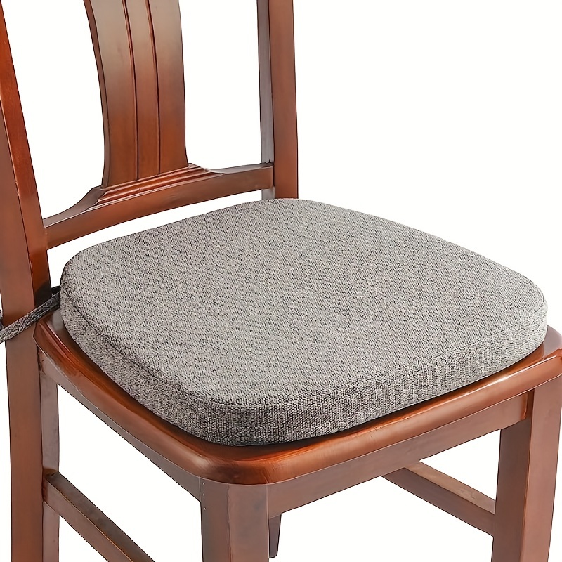 Breathable Dining Chair Cushion With Straps Soft And - Temu