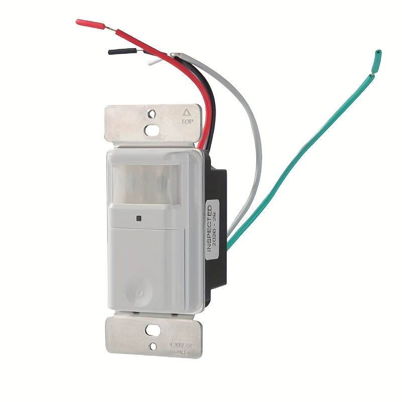 Interruptor De Luz Con Sensor De Movimiento De 1 Pieza, Se Requiere Cable  Neutro, Solo Un * (no De 3 Vías), Sensor De Ocupación Interior En La Pare
